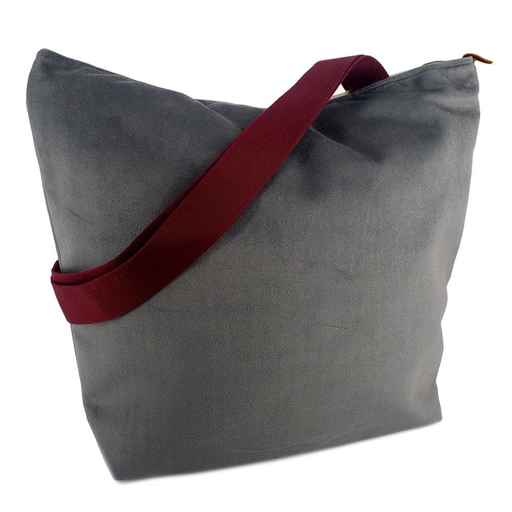 atelier-des-abcdaires-grand-sac-zipp-tour-eiffel-sac-velours-taupe image 2