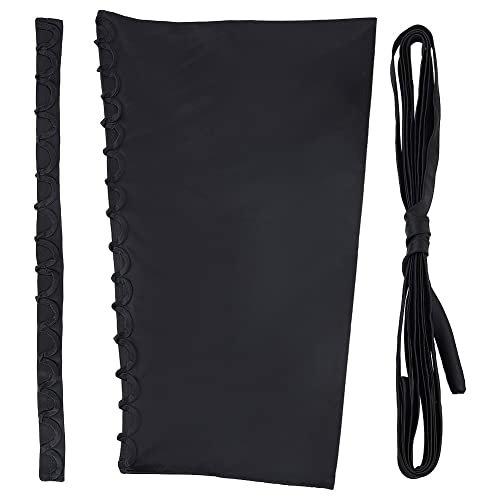 ahandmaker-kit-corset-mari-e-satin-noir-ajustable image 8