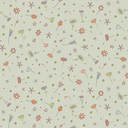 anni-downs-simply-be-3324-17-tissu-coton-gris-fleurs image 1