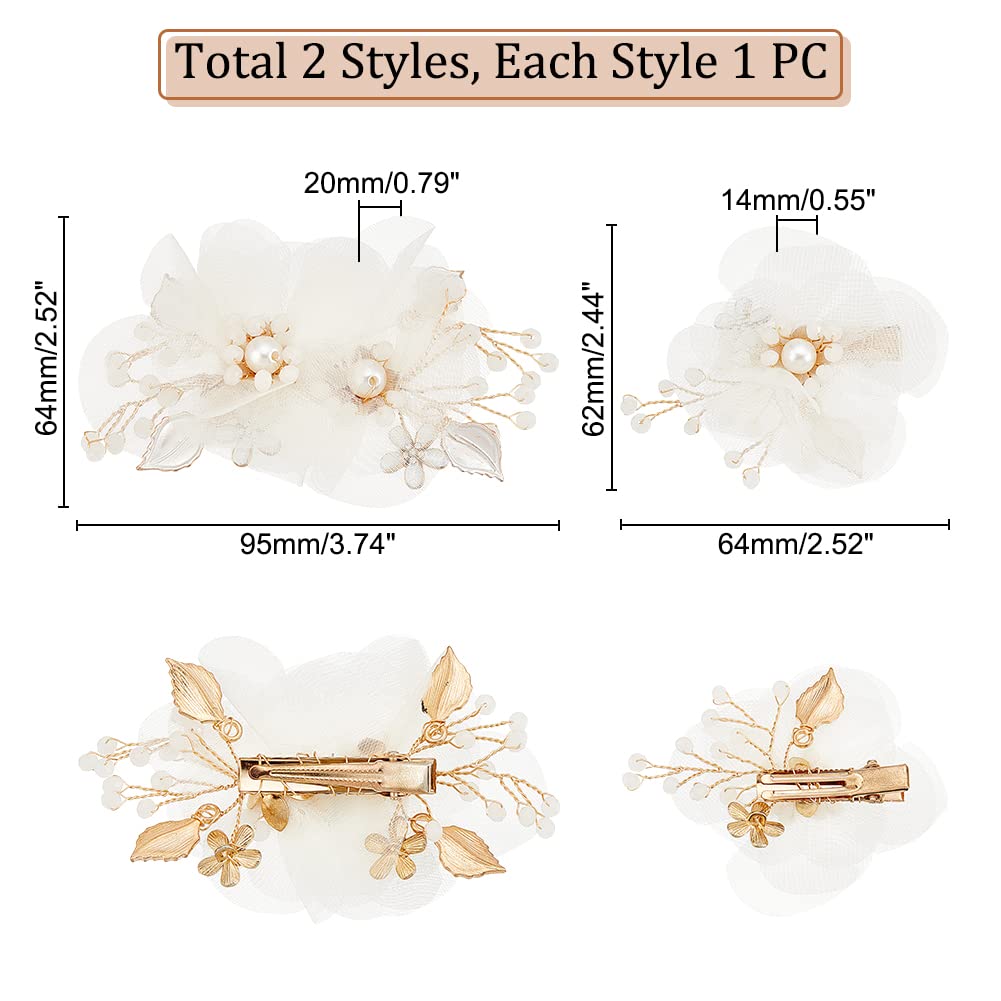 ahandmaker-pince-cheveux-mari-e-fleur-blanche-lot-2 image 2