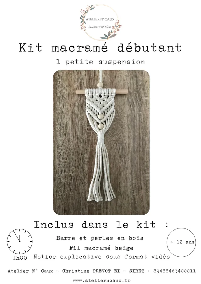 atelier-n-caux-kit-macram-d-butant-suspension-perles-bois image 1
