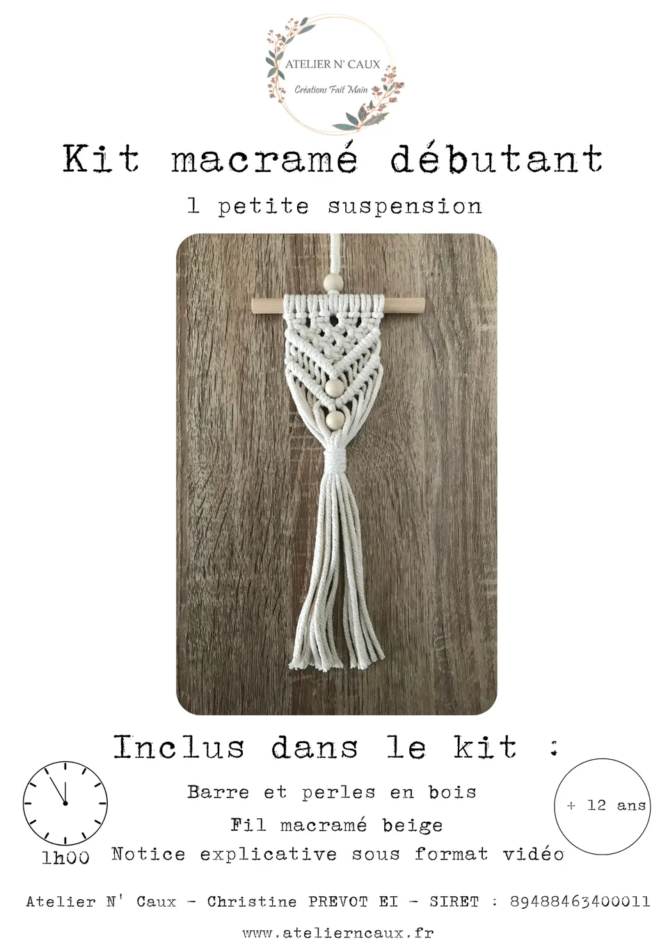 atelier-n-caux-kit-macram-d-butant-suspension-perles-bois image 1