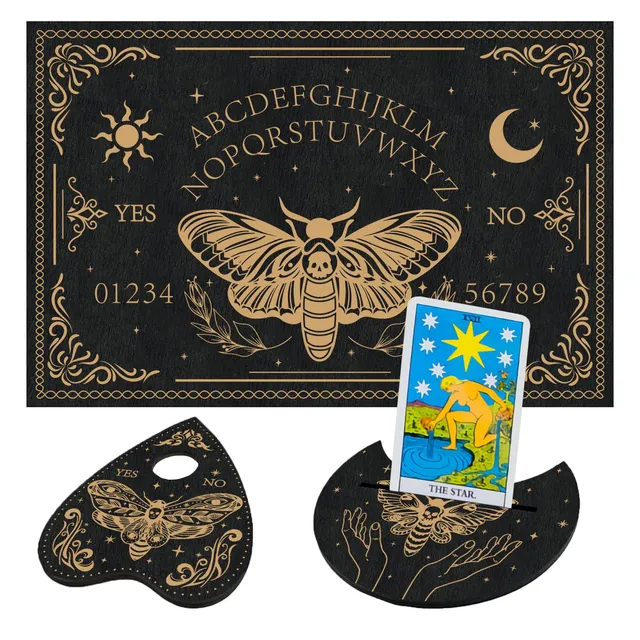 ahandmaker-home-decorate-planche-ouija-bois-mite image 1