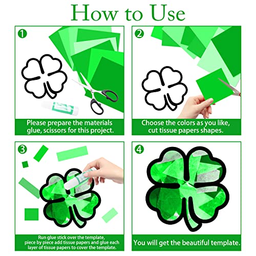 ahandmaker-self-adhesive-stickers-attrape-soleil-saint-patrick-24-pcs image 8