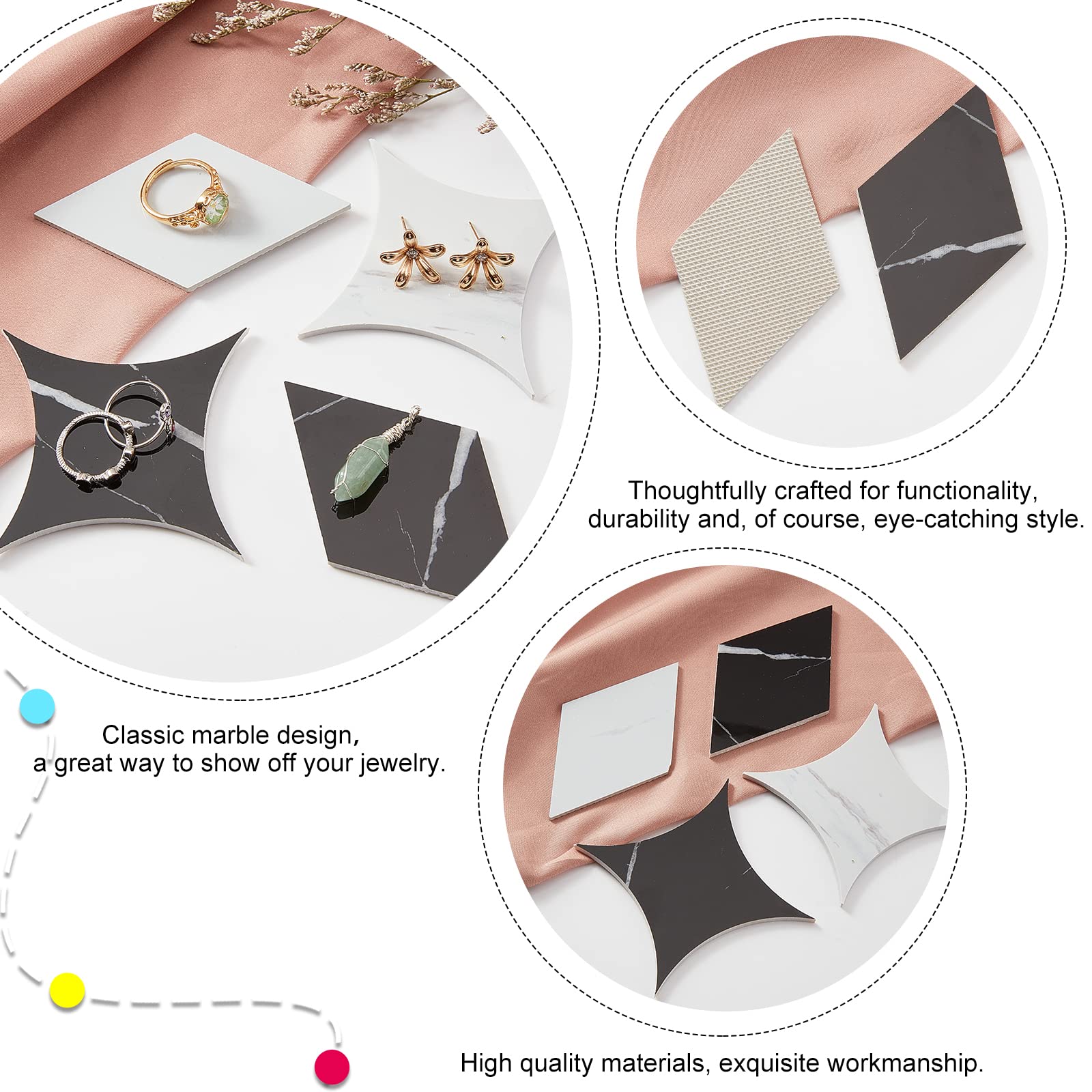 ahandmaker-jewerly-display-plateau-bijoux-8pcs-toile-pvc image 4