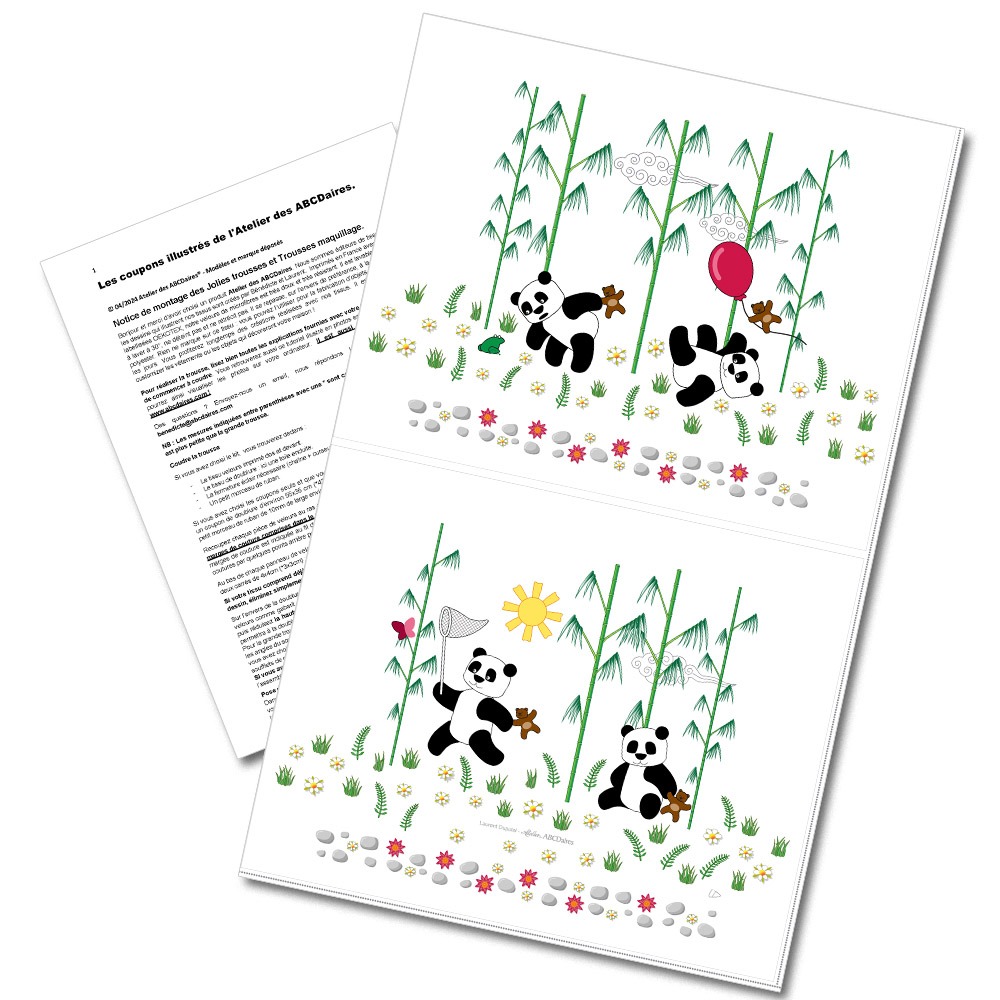 atelier-des-abcdaires-coupon-junior-pandas-velours-trousse-2-coupons image 1