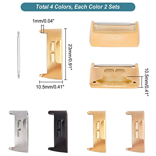 ahandmaker-adaptateur-bracelet-montre-acier-23mm-8-pi-ces-4-couleurs image 8