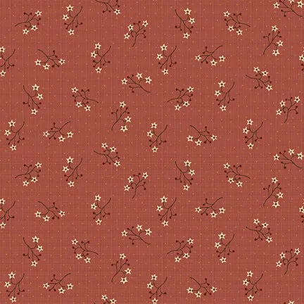 anni-downs-on-the-12th-day-2492-88-tissu-rouge-0-25-m image 1