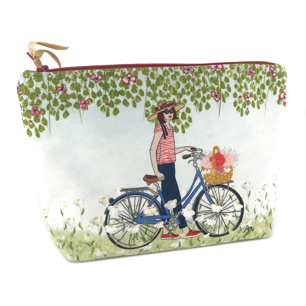 atelier-des-abcdaires-kit-couture-grande-pochette-bicyclette-velours image 1
