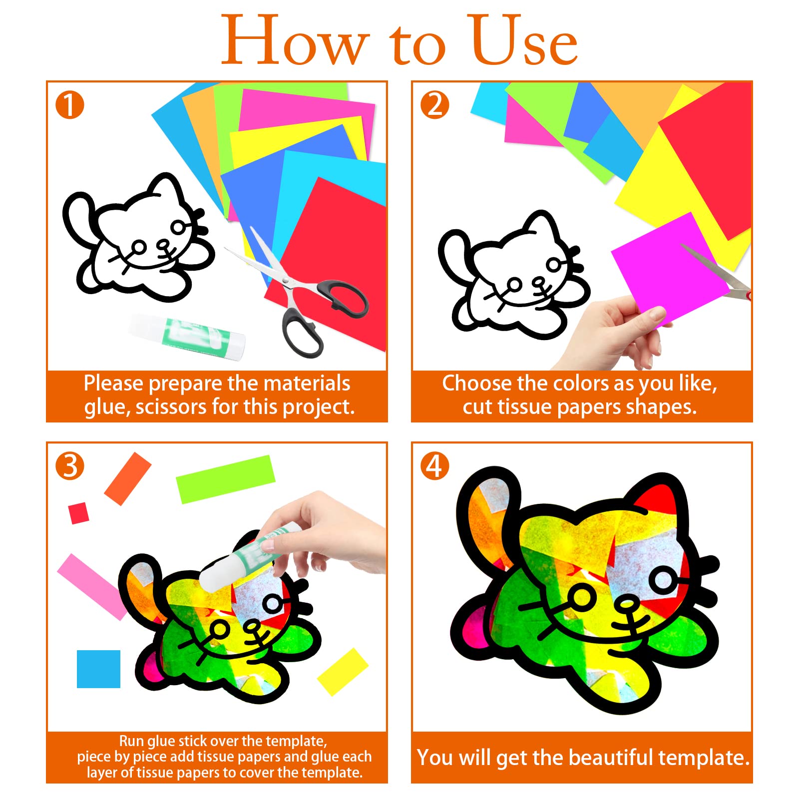 ahandmaker-self-adhesive-stickers-24-suncatchers-chats-chiens image 3