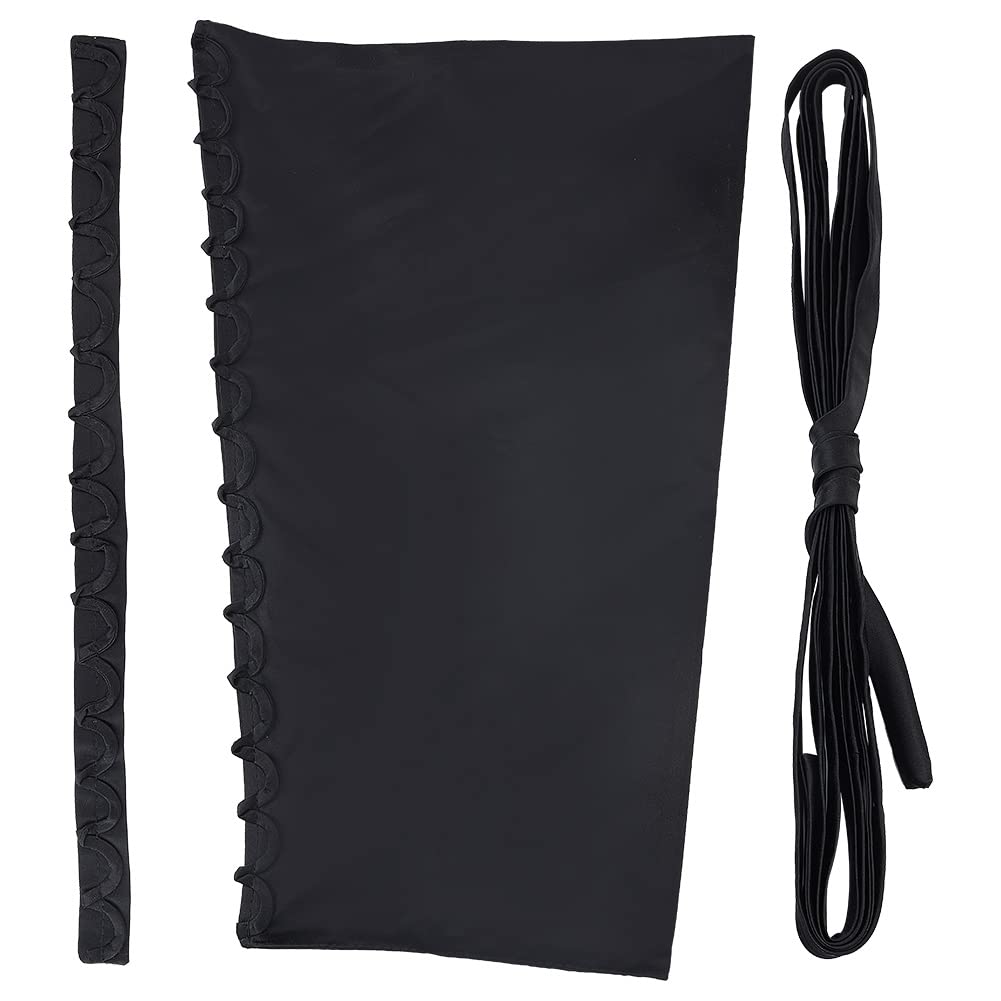 ahandmaker-kit-corset-mari-e-satin-noir-ajustable image 1