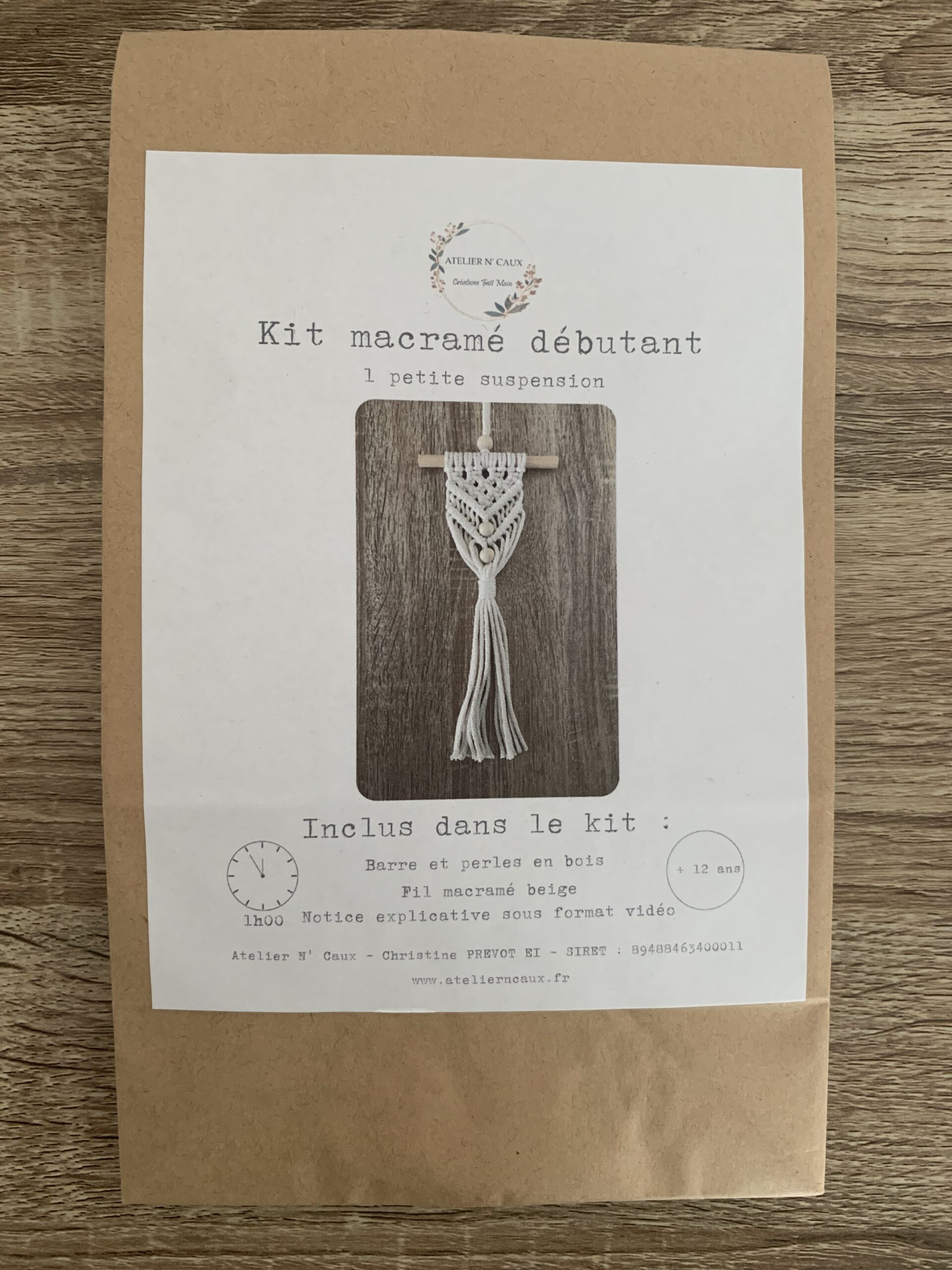 atelier-n-caux-kit-macram-d-butant-suspension-perles-bois image 2