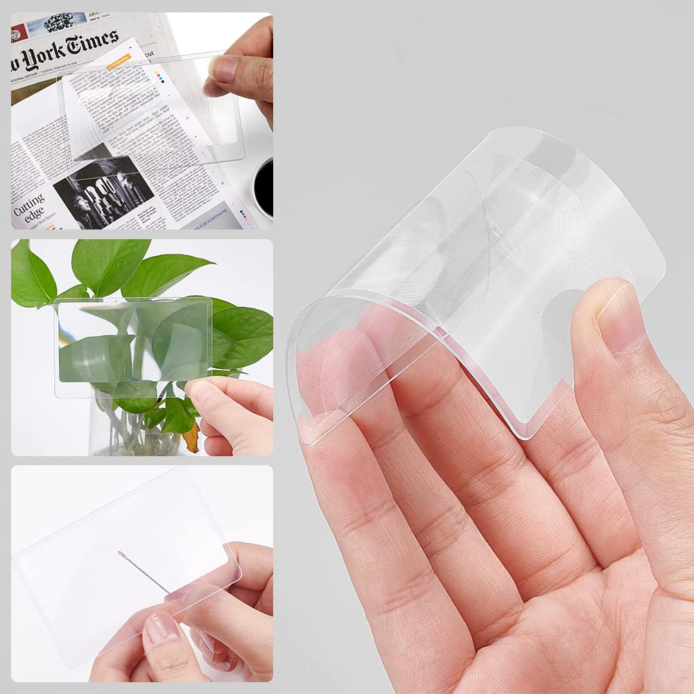ahandmaker-loupe-carte-fresnel-3x-lot-25-loupe-poche-portable image 3