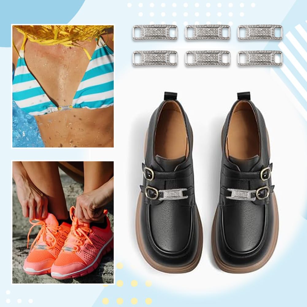 ahandmaker-breloques-lacets-c-ur-strass-sneakers-paire image 5