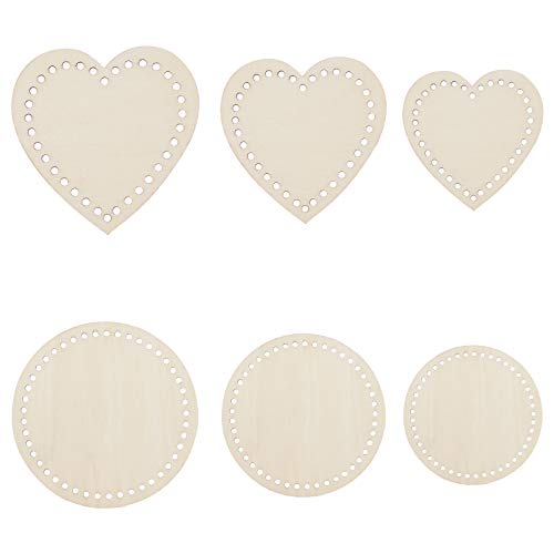 ahandmaker-fond-de-panier-bois-rond-et-c-ur-12-pi-ces image 8