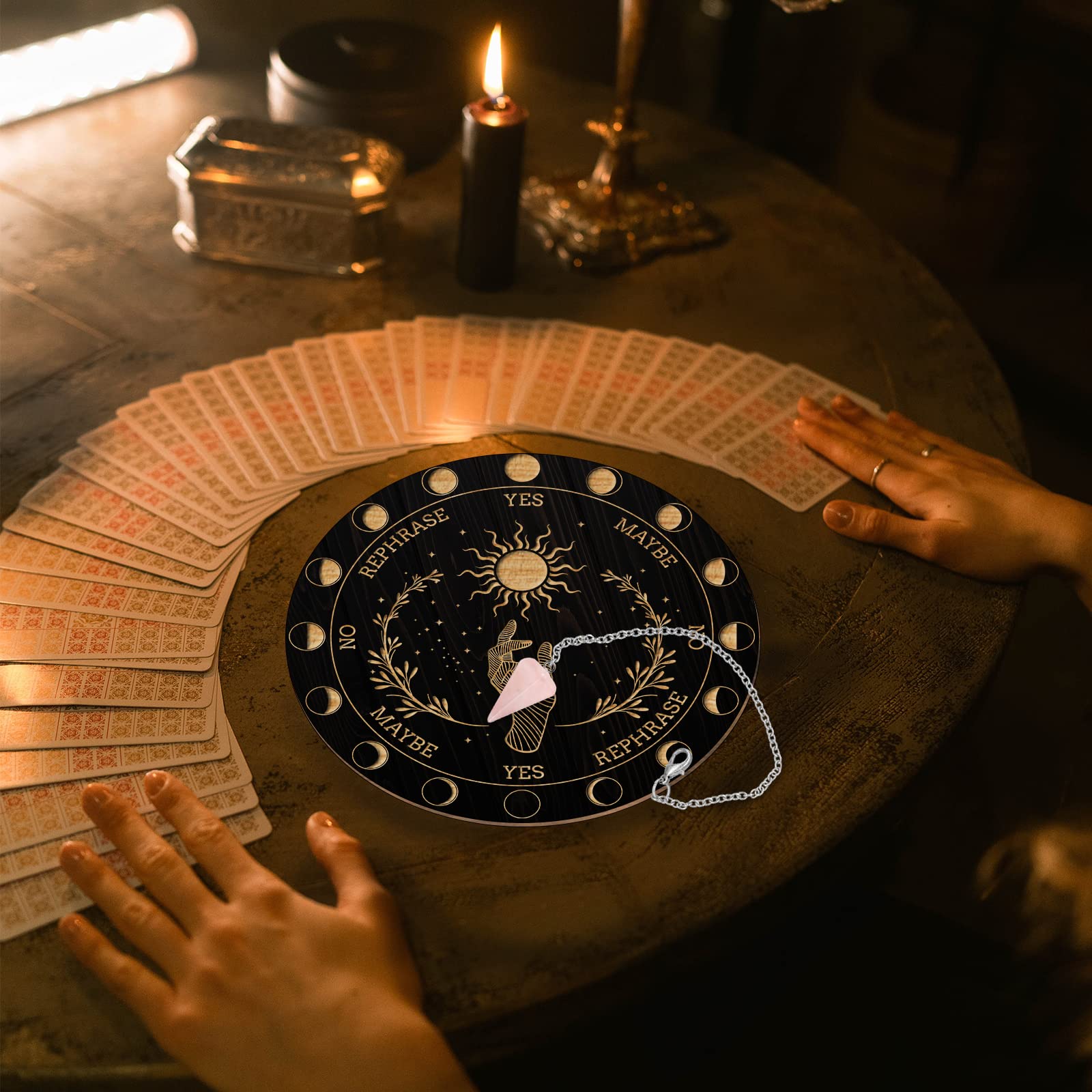 ahandmaker-home-decorate-planche-pendule-bois-soleil-7-8 image 4