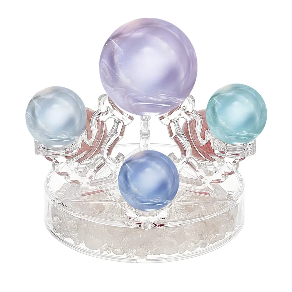 ahandmaker-home-decorate-support-sph-re-acrylique-7-boules image 1