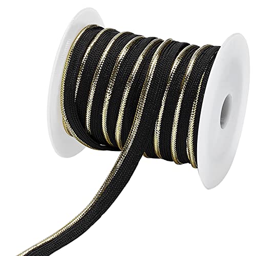 ahandmaker-passepoil-noir-fil-dor-20-m-couture-biais image 8