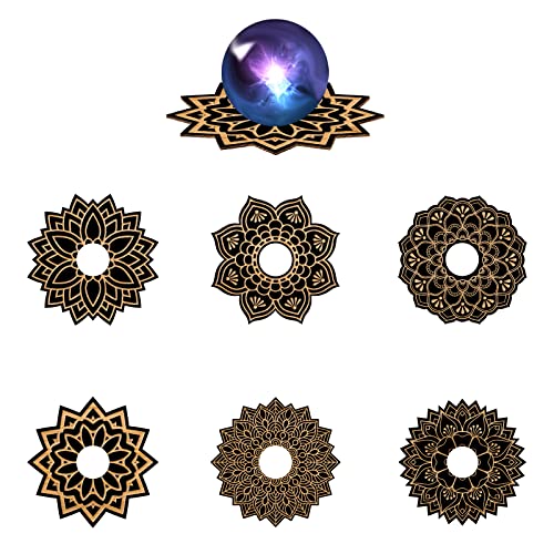 ahandmaker-home-decorate-support-boule-de-cristal-fleur-lot-6 image 8