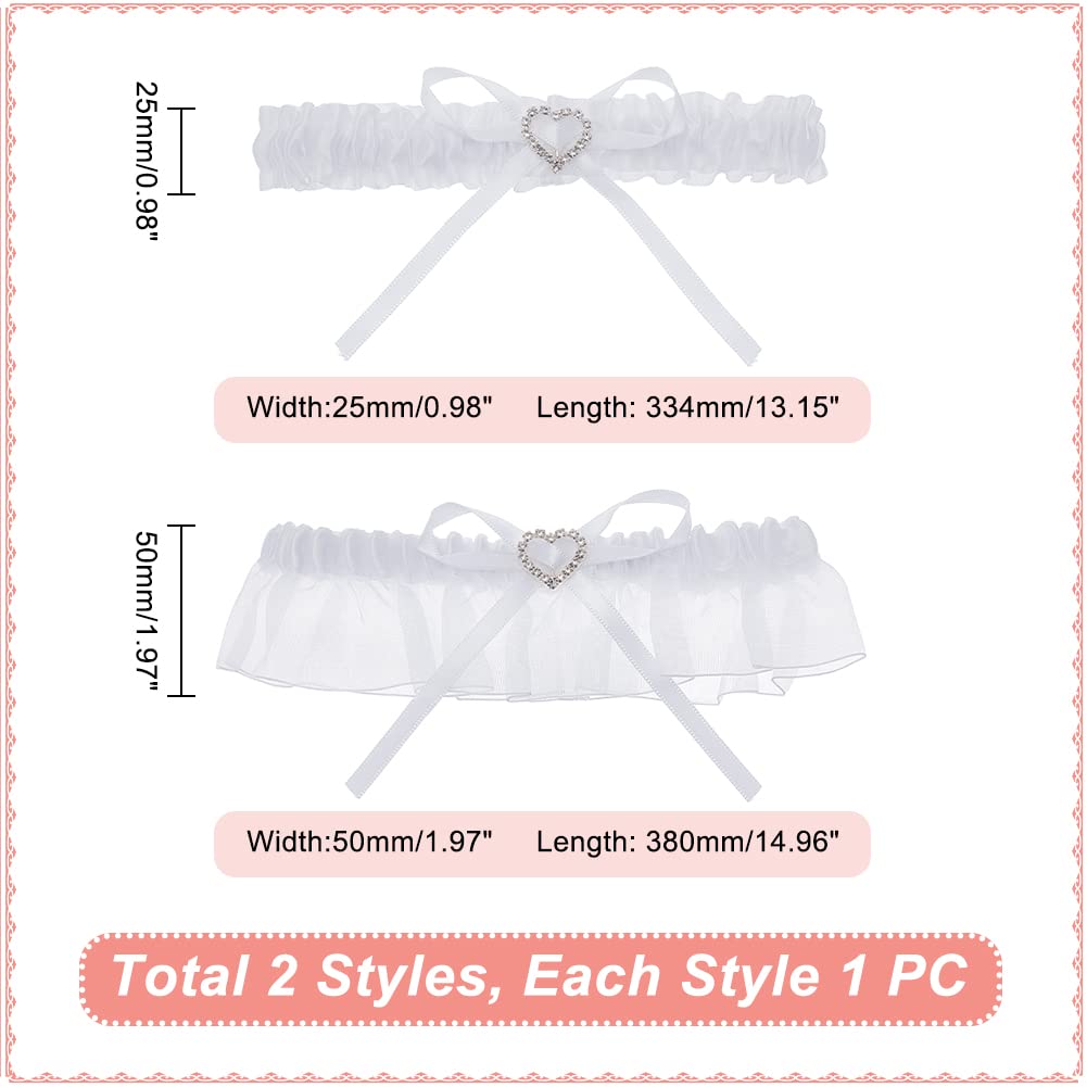 ahandmaker-costume-accessories-jarreti-res-mari-e-dentelle-2-pcs image 2