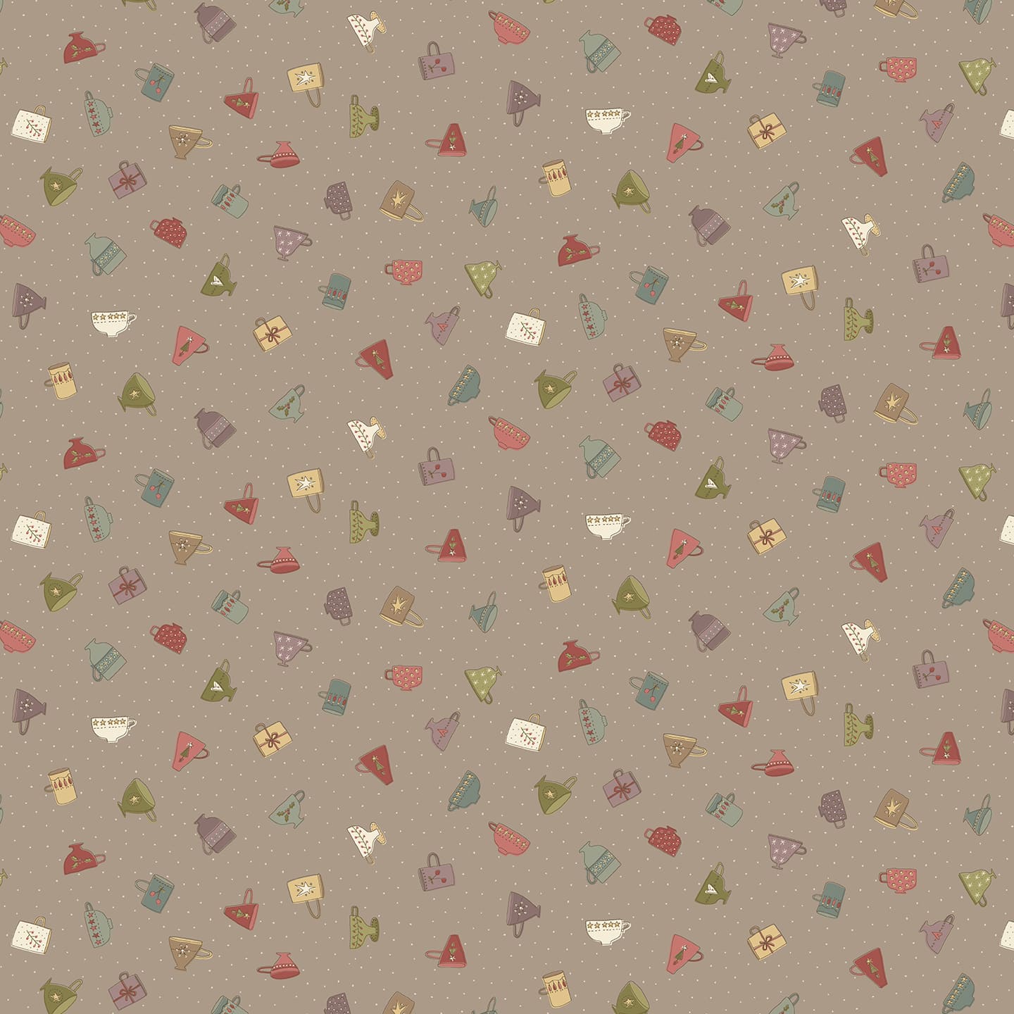 anni-downs-down-tinsel-lane-3213-36-tissu-no-l-tasses-taupe image 1