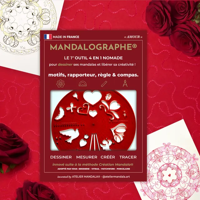 atelier-mandala-mandalographe-amour-outil-mandala-c-urs-dition-rouge image 1