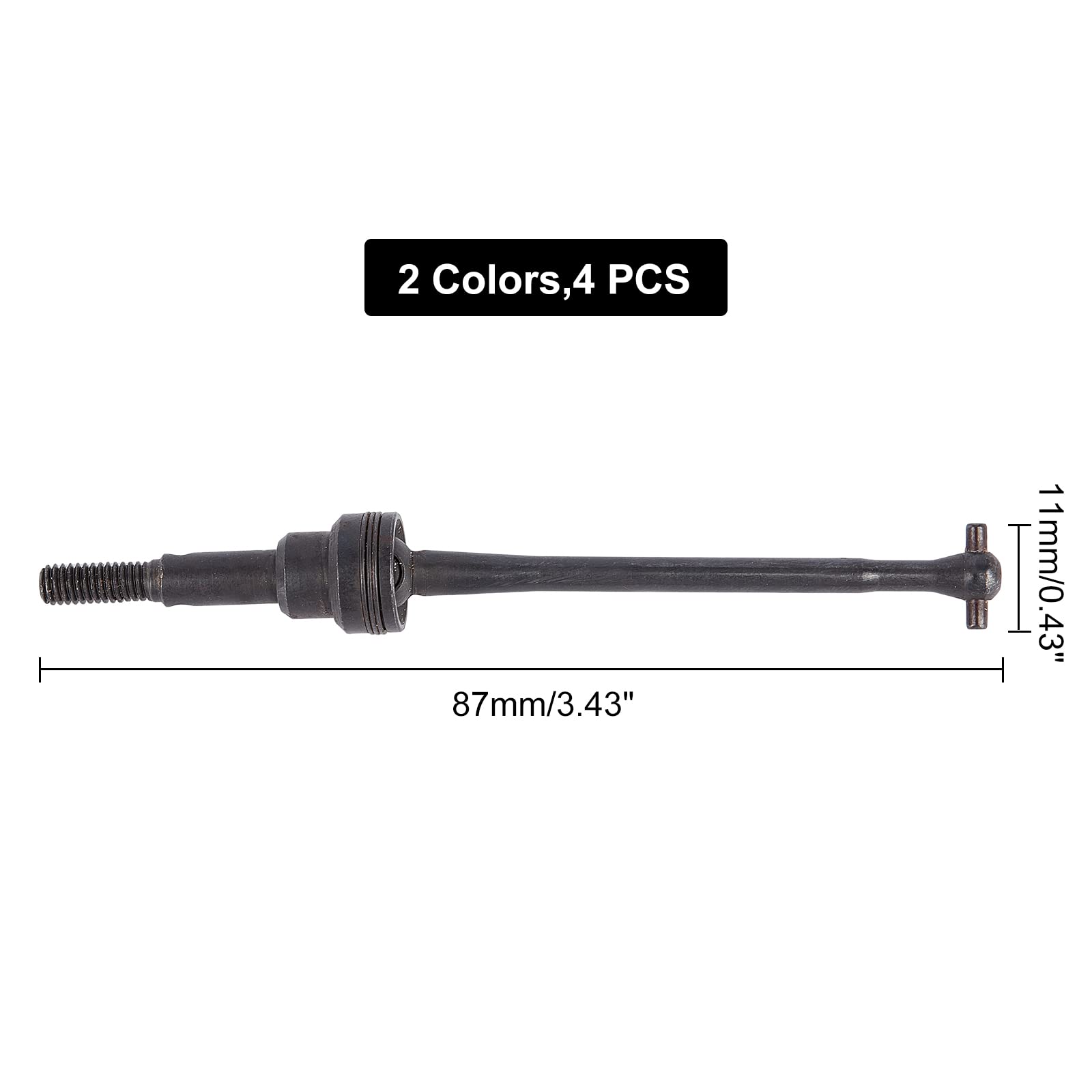 ahandmaker-household-arbre-transmission-rc-87x11mm-2-pi-ces image 2