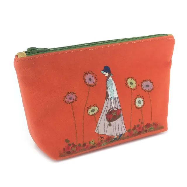 atelier-des-abcdaires-kit-trousse-maquillage-cueillette-orange-velours image 1
