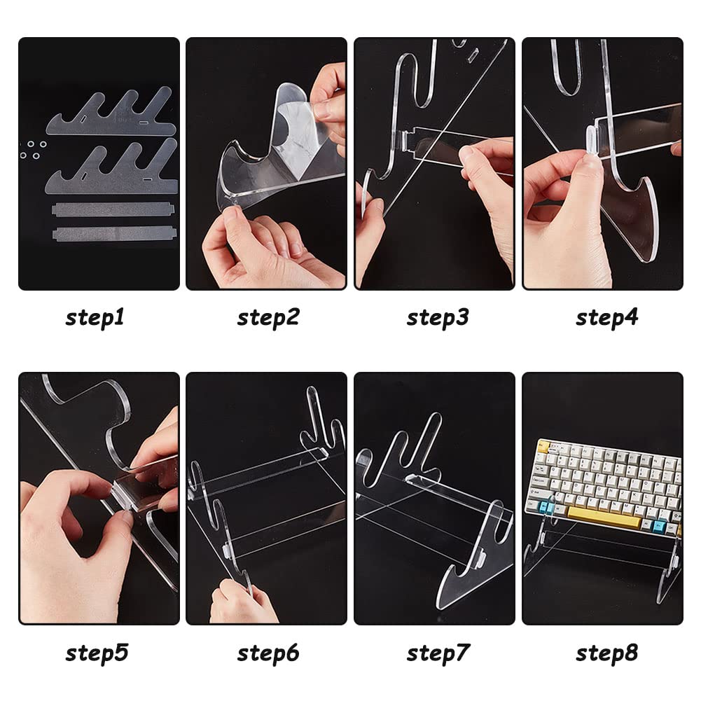 ahandmaker-support-clavier-acrylique-3-niveaux-transparen image 4