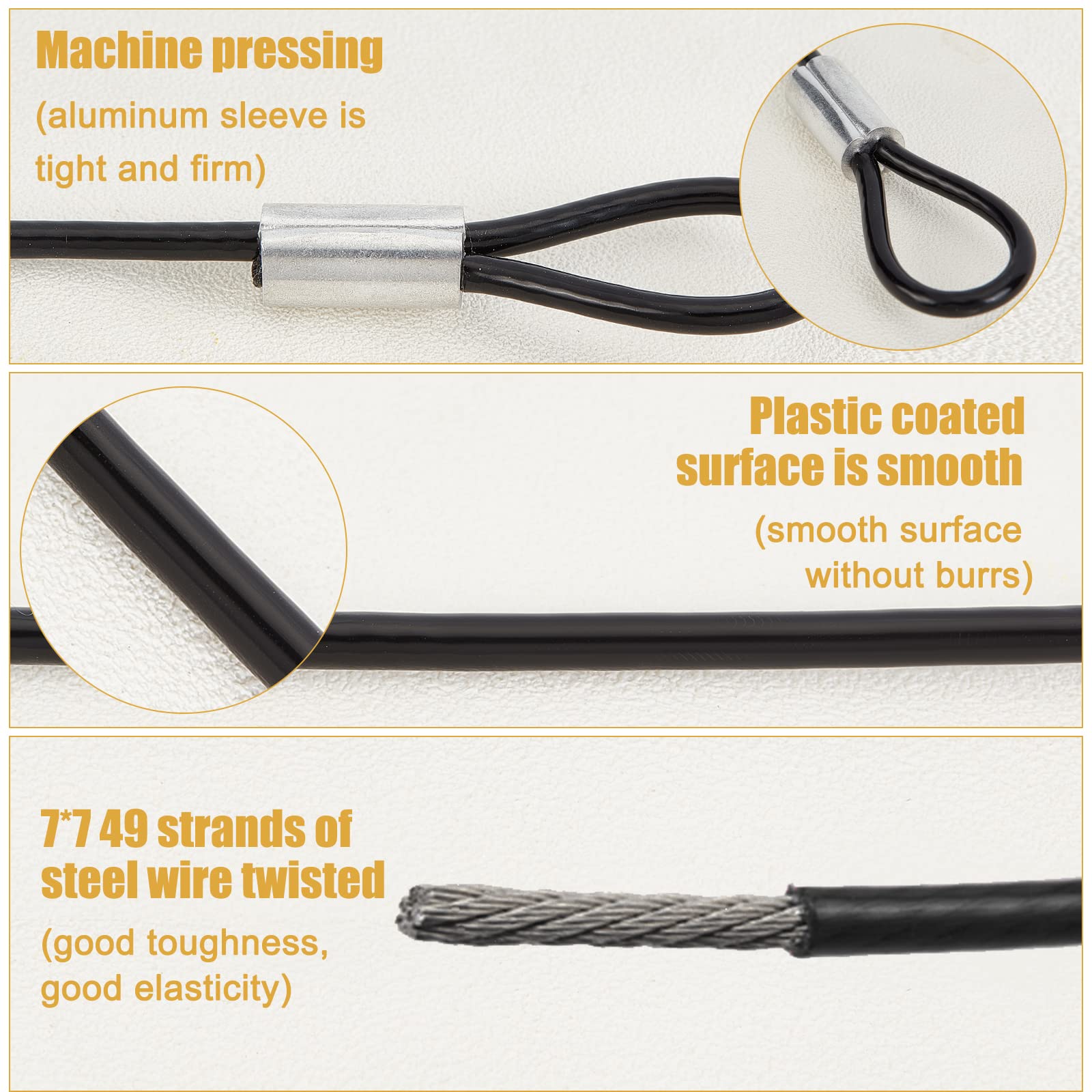 ahandmaker-sangle-inoxydable-50-5-cm-lot-10-avec-boucles image 4