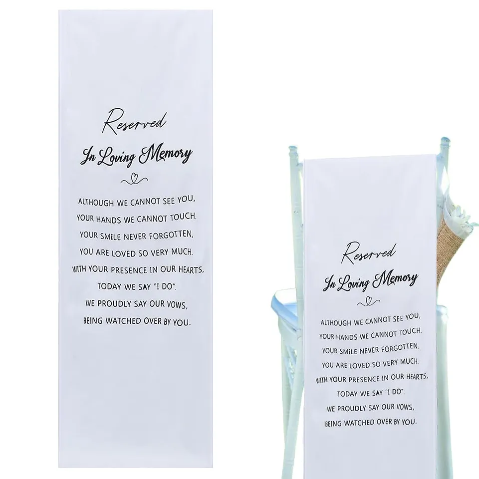 ahandmaker-wedding-supplies-plaque-chaise-r-serv-e-floral image 1