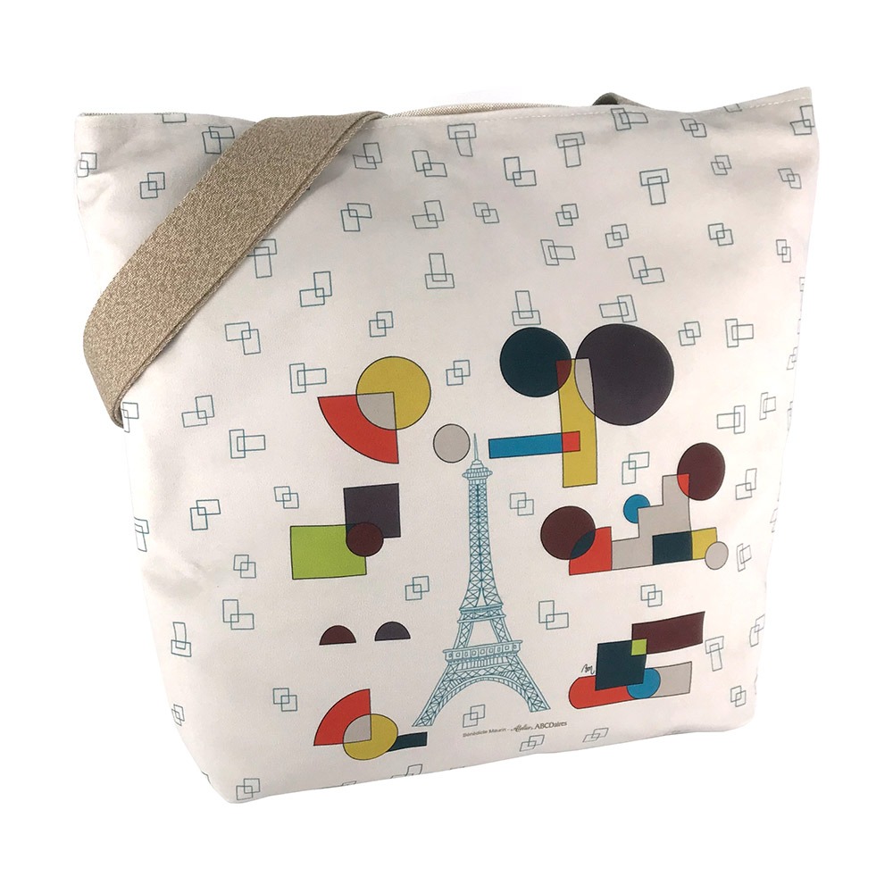 atelier-des-abcdaires-kit-couture-grand-sac-zipp-promenade-beige image 2
