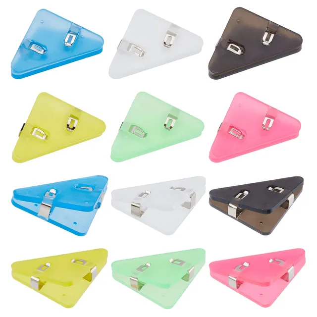 ahandmaker-office-study-clips-triangle-trombones-24-pcs-6-couleurs image 1