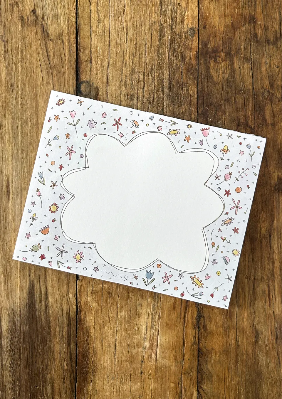 anni-downs-stationery-flower-toss-bloc-notes-50-pages-imprim image 1