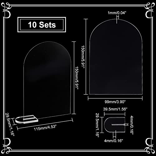 ahandmaker-wedding-supplies-marque-places-arche-acrylique-x10 image 8