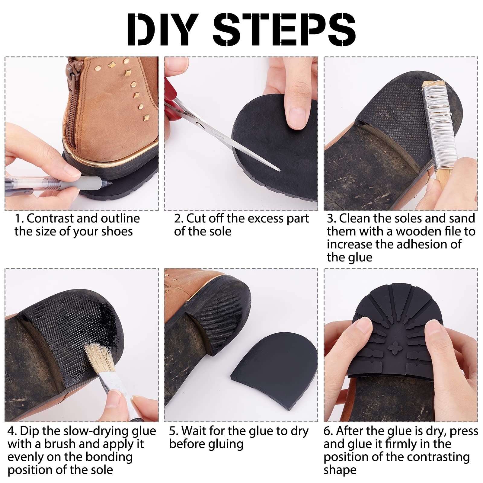 ahandmaker-shoe-accessories-semelle-caoutchouc-grande-taille image 5