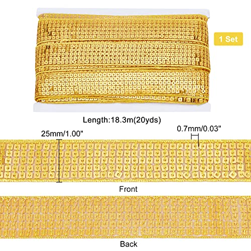 ahandmaker-chain-trim-galon-paillettes-or-lastique-20-yards image 8