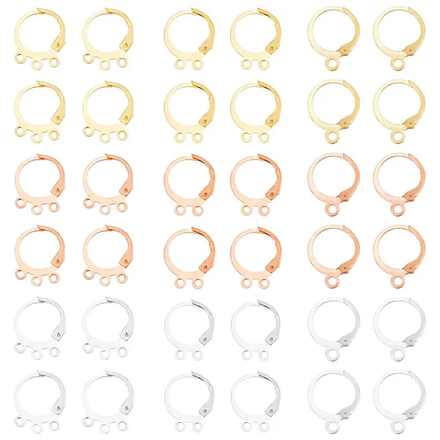 ahandmaker-jewelry-findings-crochets-boucles-laiton-90-pcs image 1