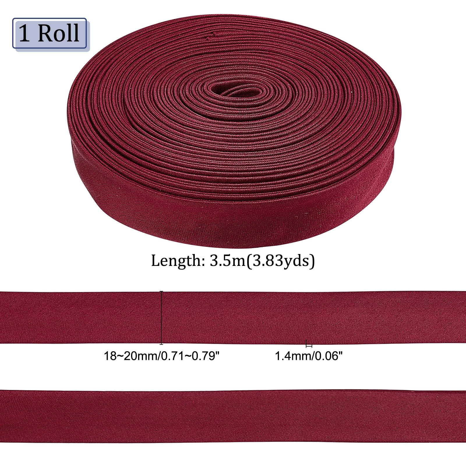 ahandmaker-lacet-robe-mari-e-rouge-coton-3-5-m image 2