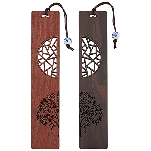 ahandmaker-marque-page-bois-soleil-arbre-de-vie-lot-de-2-cadeau image 8