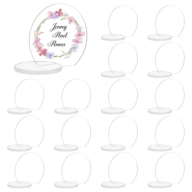 ahandmaker-wedding-marque-place-acrylique-rond-20-pcs-mariage image 1