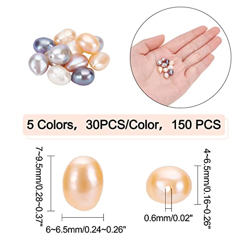 ahandmaker-beads-perles-nacre-riz-150-pi-ces-5-couleurs-7-mm image 8