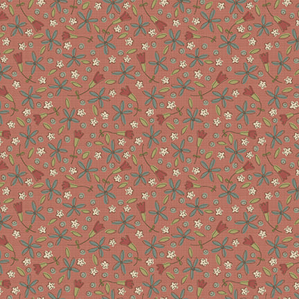 anni-downs-down-tinsel-lane-3216-88-tissu-rouge-poinsettias-25cm image 1