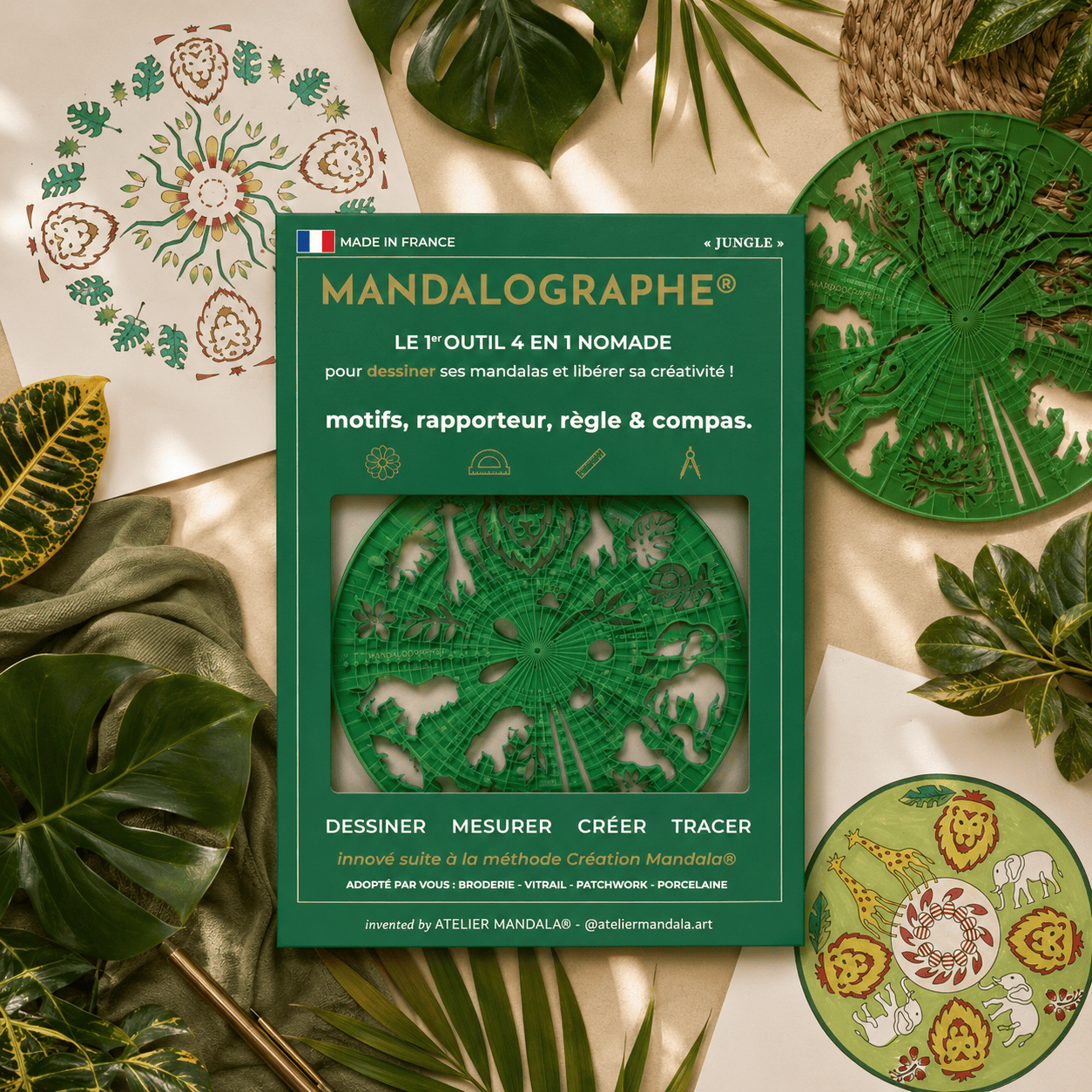 atelier-mandala-mandalographe-jungle-outil-mandala-dition-limit-e image 1