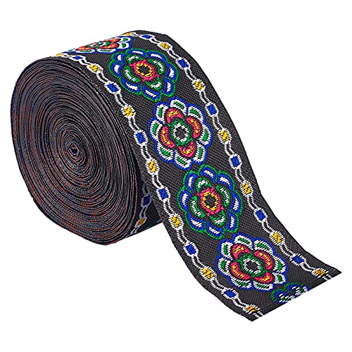 ahandmaker-chain-trim-ruban-jacquard-floral-50-mm-7-m-tres image 7