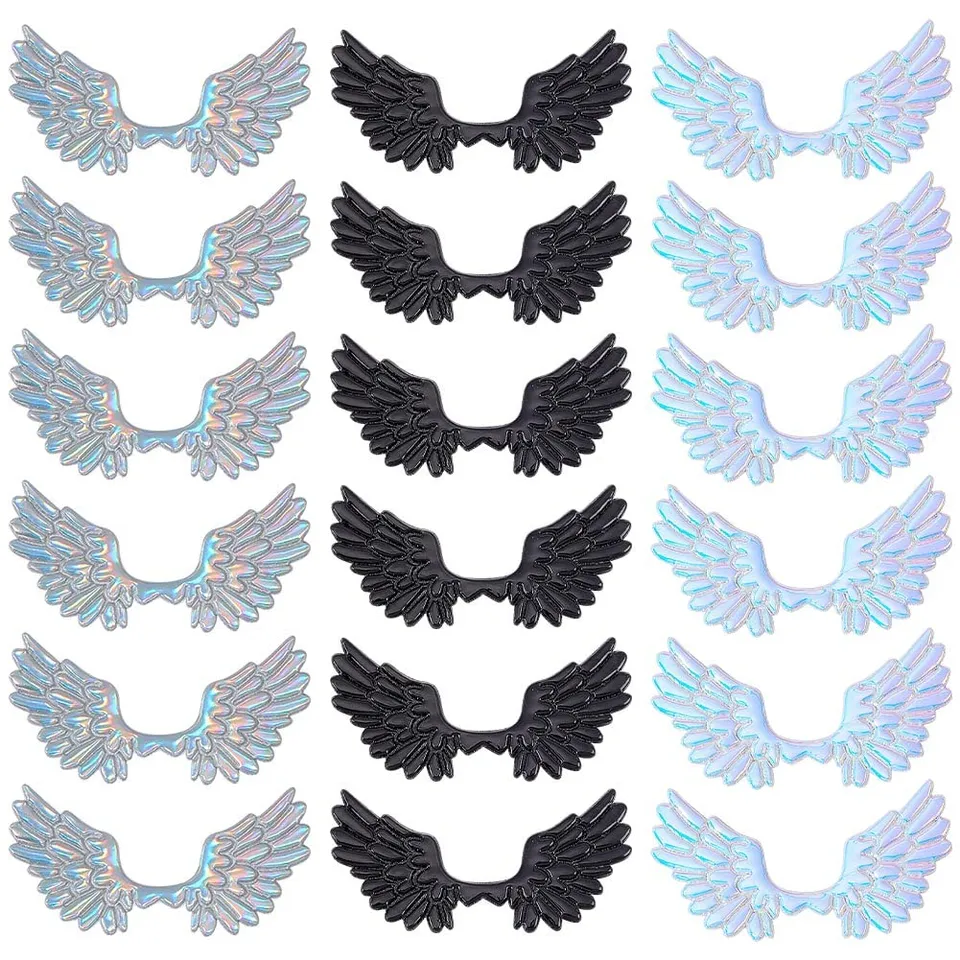 ahandmaker-60-patchs-ailes-d-ange-cusson-couture-3-couleurs image 1