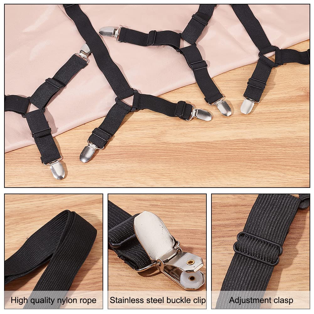 ahandmaker-sangles-drap-housse-lastiques-noires-6-pi-ces image 4