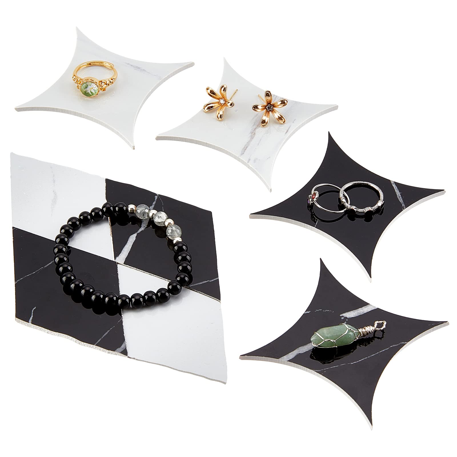 ahandmaker-jewerly-display-plateau-bijoux-8pcs-toile-pvc image 1