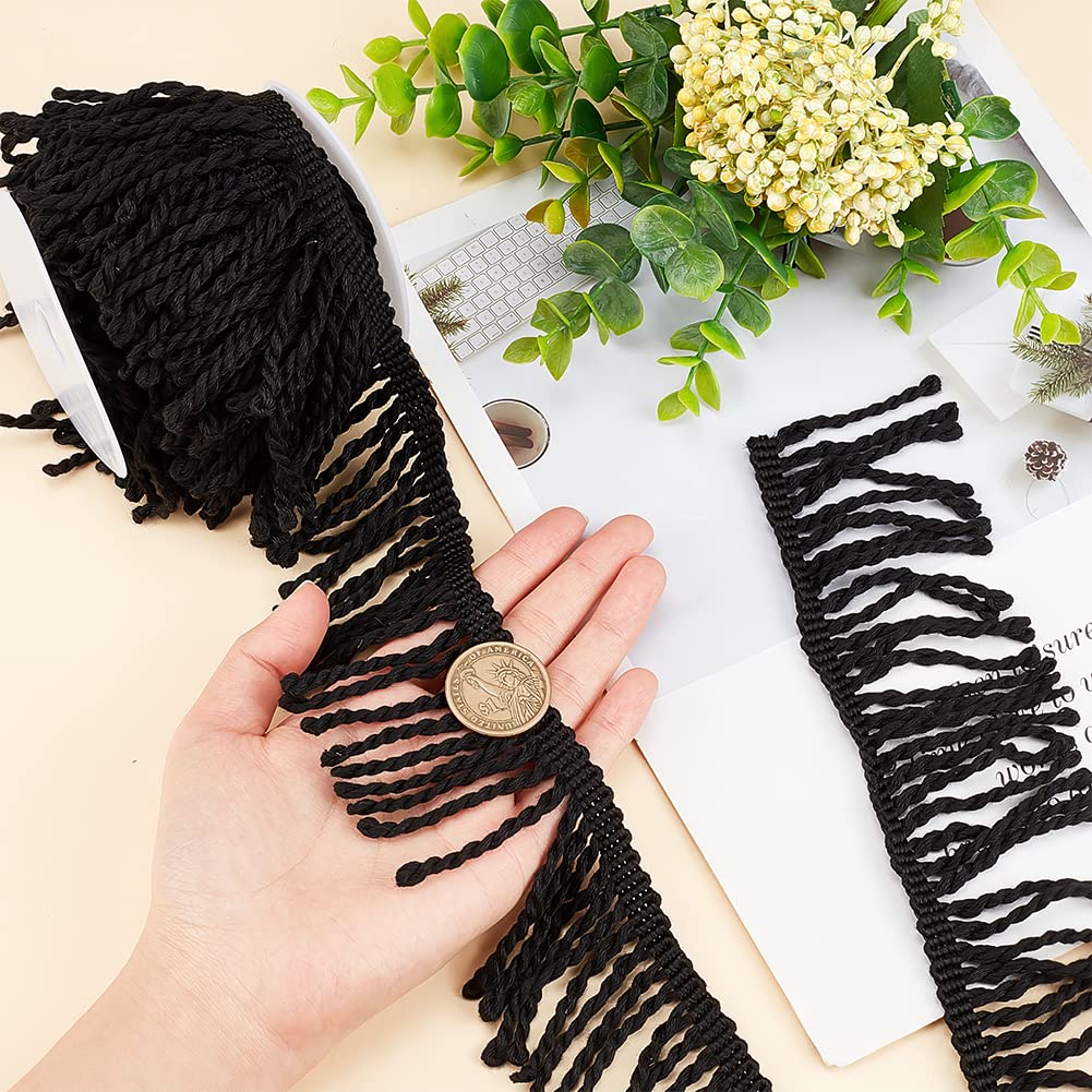 ahandmaker-chain-trim-ribbon-frange-rideau-noire-9-m image 3