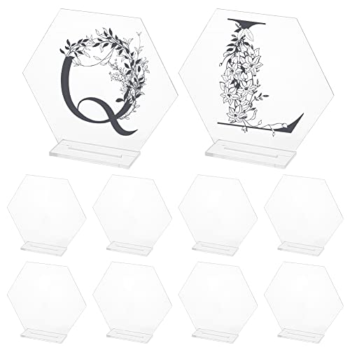 ahandmaker-marque-place-acrylique-hexagonal-transparent-x18 image 7